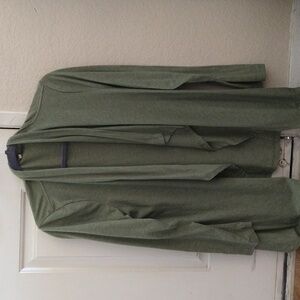 Olive green light weight blazer.never worn.too small